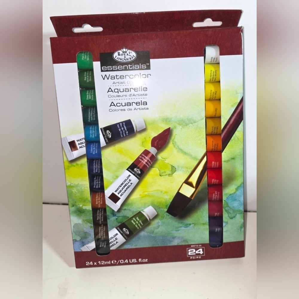 Royal Langnickel Watercolor Paint (24 x 12ml) New In Box Art